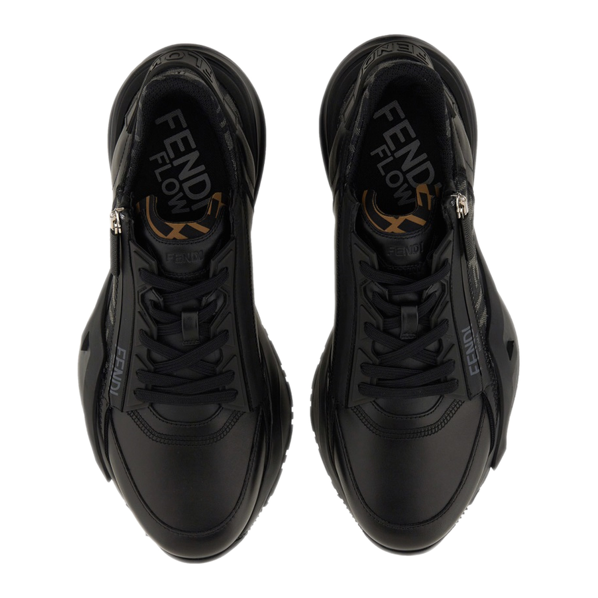 Flow Trainers Leather Black