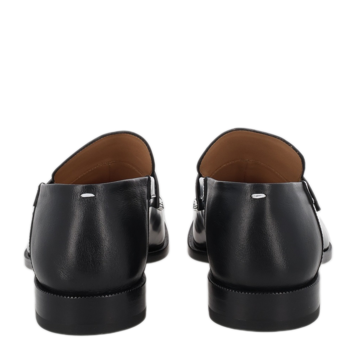 Tabi Loafer in Black Leather