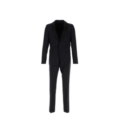 Midnight Blue Wool Blend Tuxedo