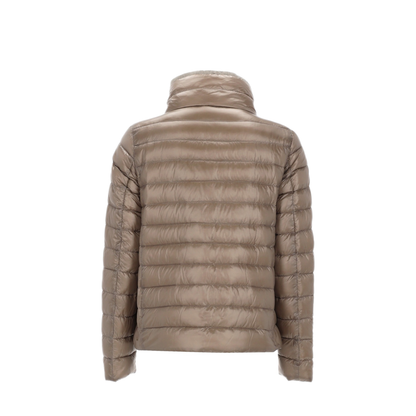 Reversible Puffer Jacket With High Collar