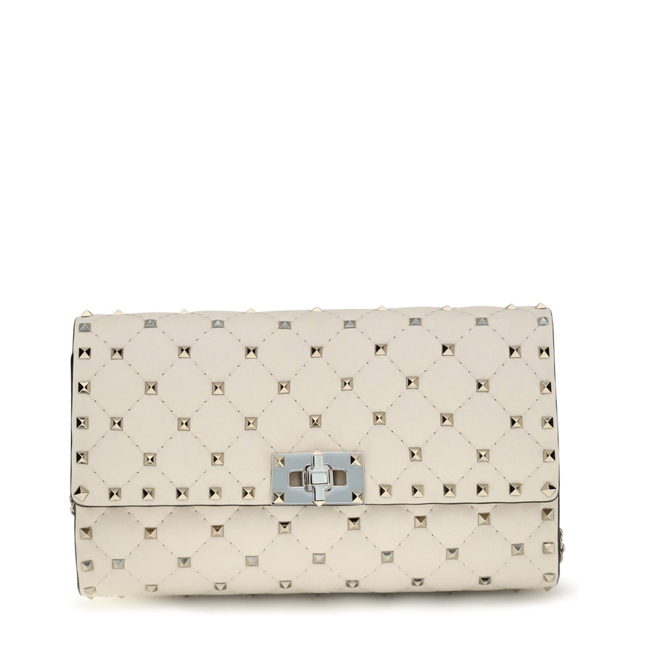 MAYFEYR - Valentino - Rockstud Spike Quilted Nappa Shoulder Bag - 9W2B0137NAPI16