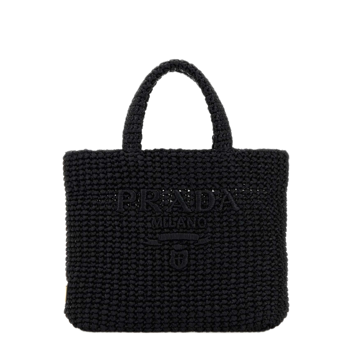 MAYFEYR - Prada - Black Raffia Shopping Bag - 1BG422VOUL2C2TF0KY1