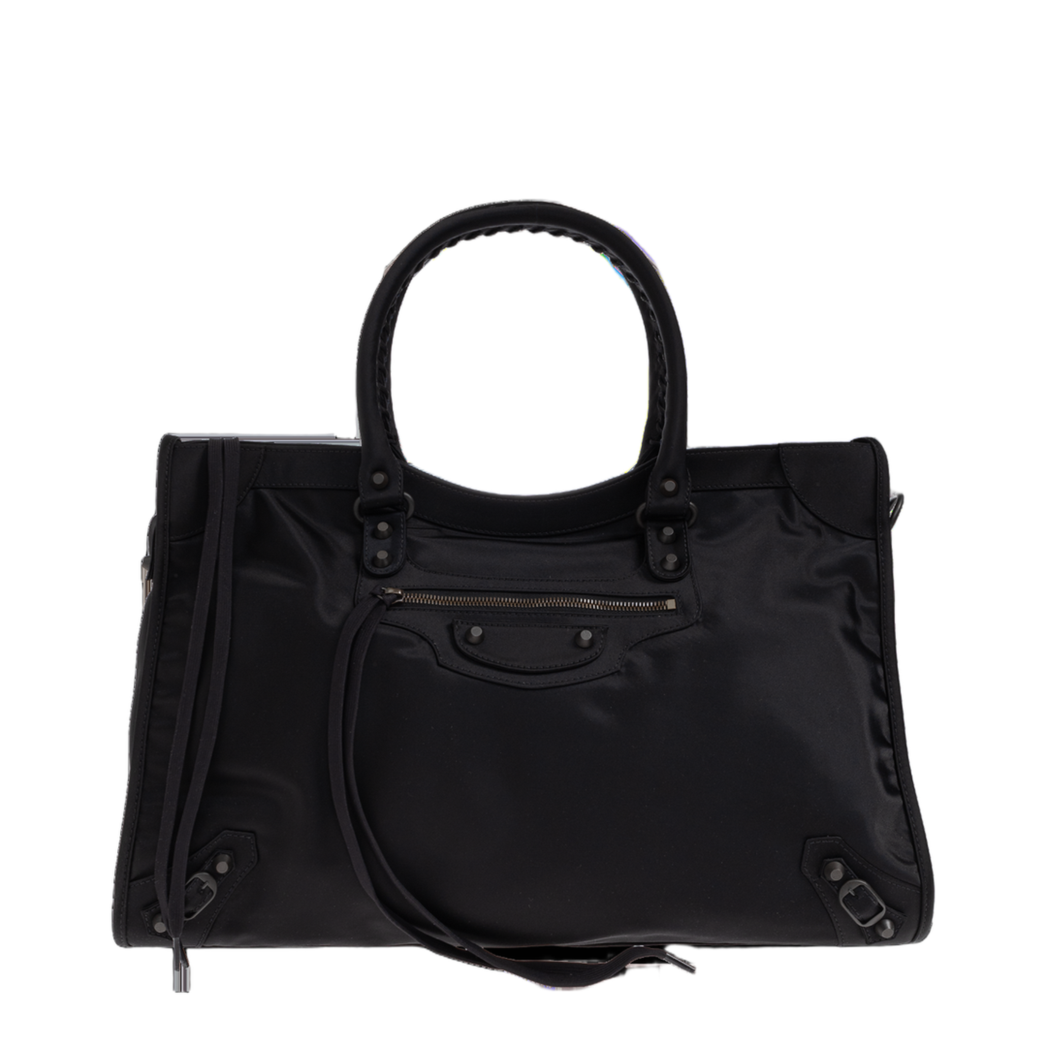 Le City Large Nylon Tote Bag - Black