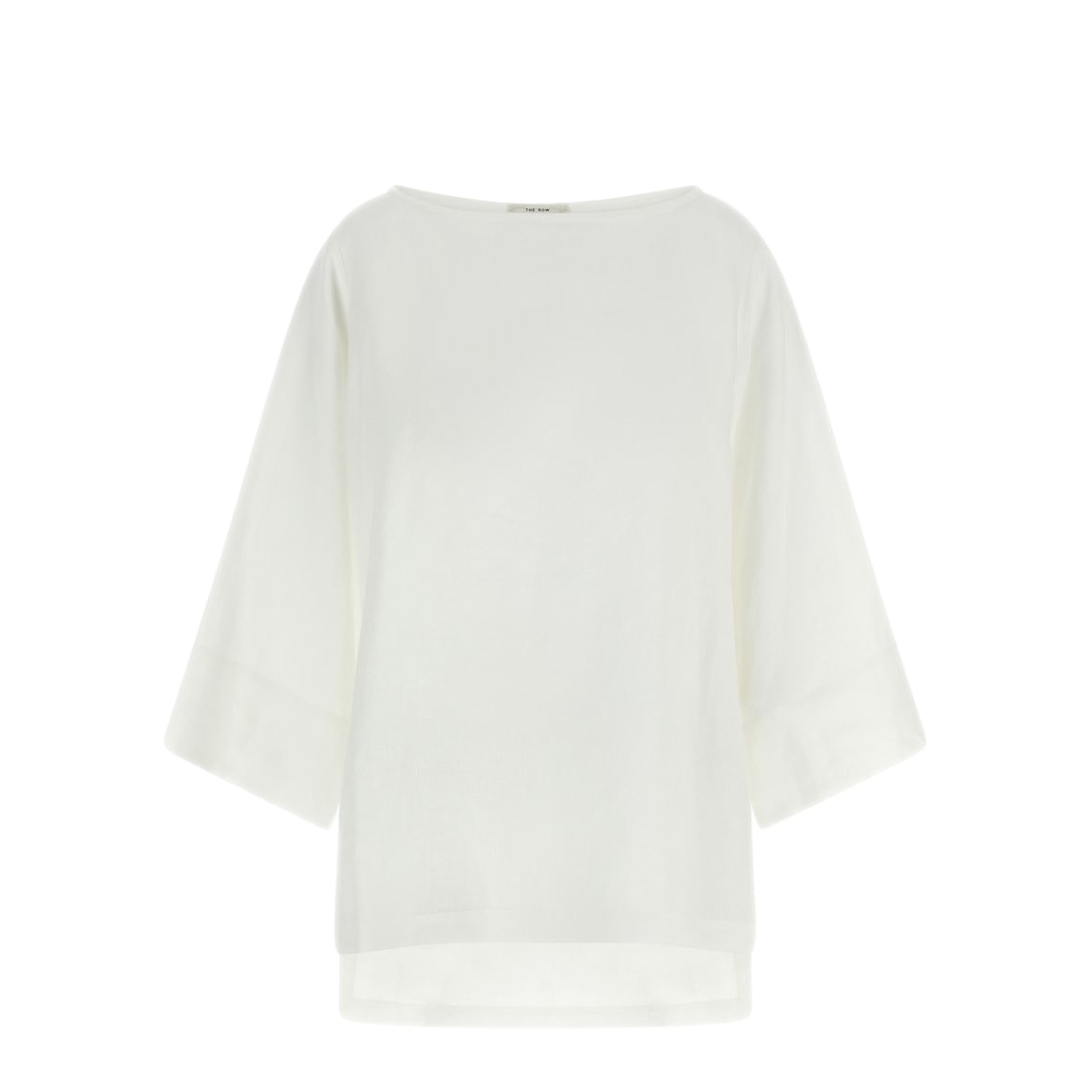 MAYFEYR - The Row - White Boat Neck Top - 10843W4357WHT
