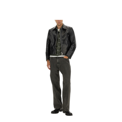 MAYFEYR - Our Legacy - Mini Leather Jacket - M4239MTDTOPDYEDBLACKLEATHER