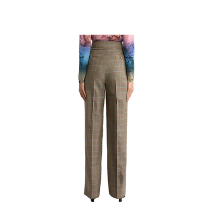 MAYFEYR - Etro - Stretch Wool Pants With Prince Of Wales Pattern - WREA007399TQB1D
