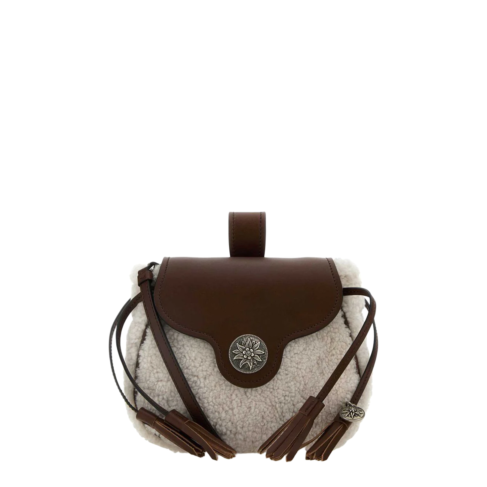 ショルダーバッグ・ポシェット Prada Sand Shearling Crossbody Bag Sand Shearling Crossbody Bag – MAYFEYR