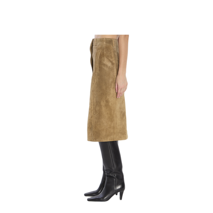 MAYFEYR - Arma - Elen Suede Skirt - 008L256072OLIVE