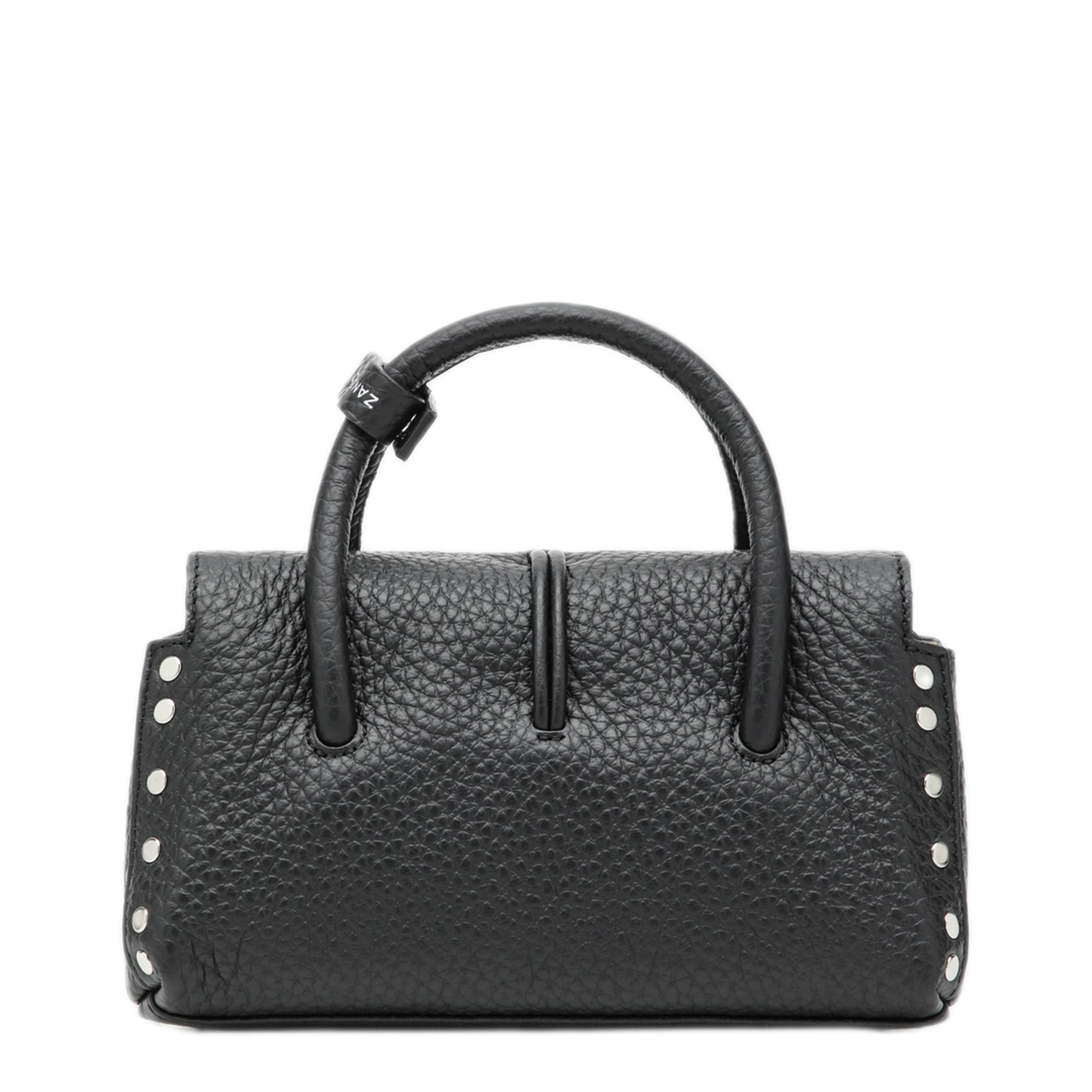 MAYFEYR - Zanellato - Dotta Baby Black Grained Leather Bag - 068750B1120000Z0001