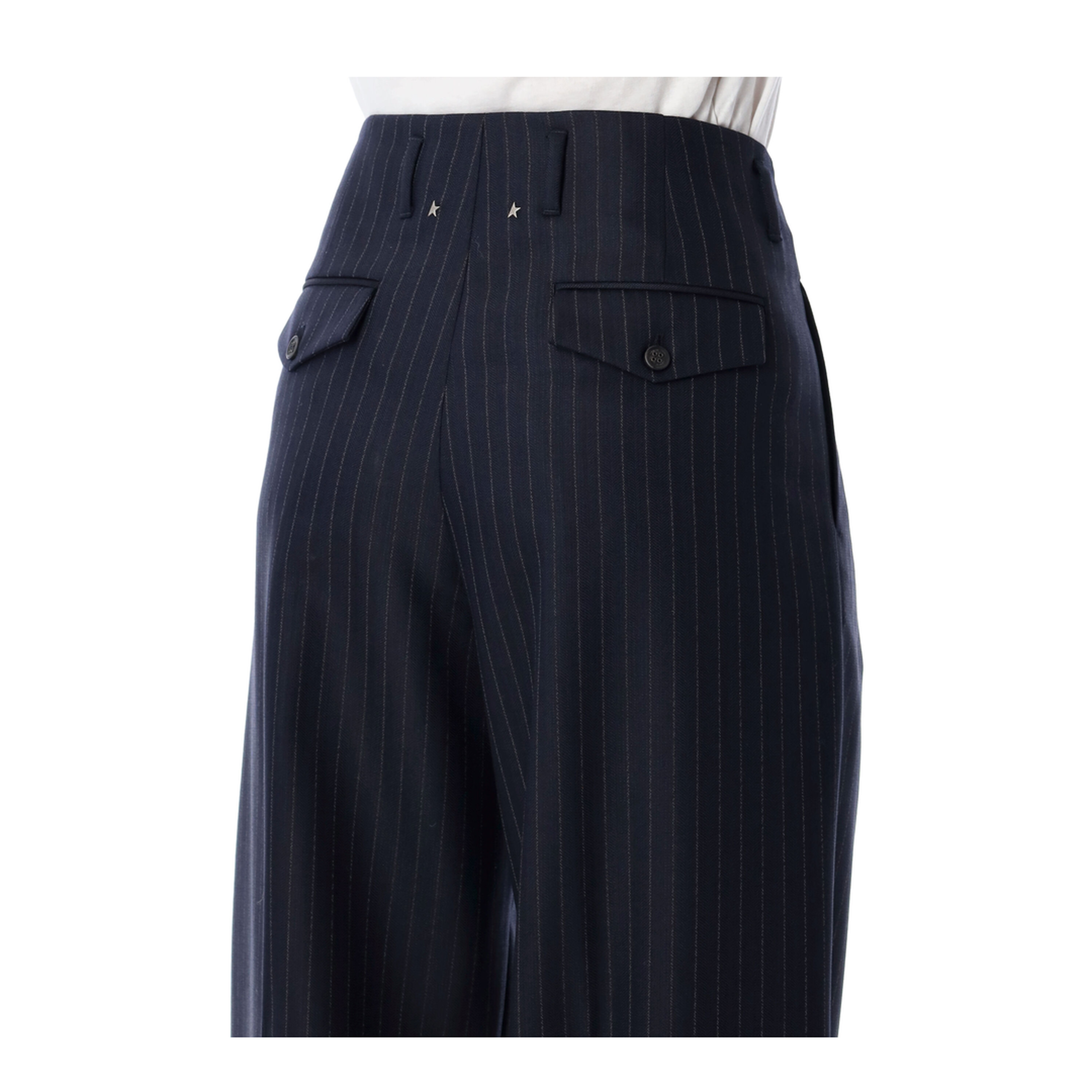 Pinstriped Trousers