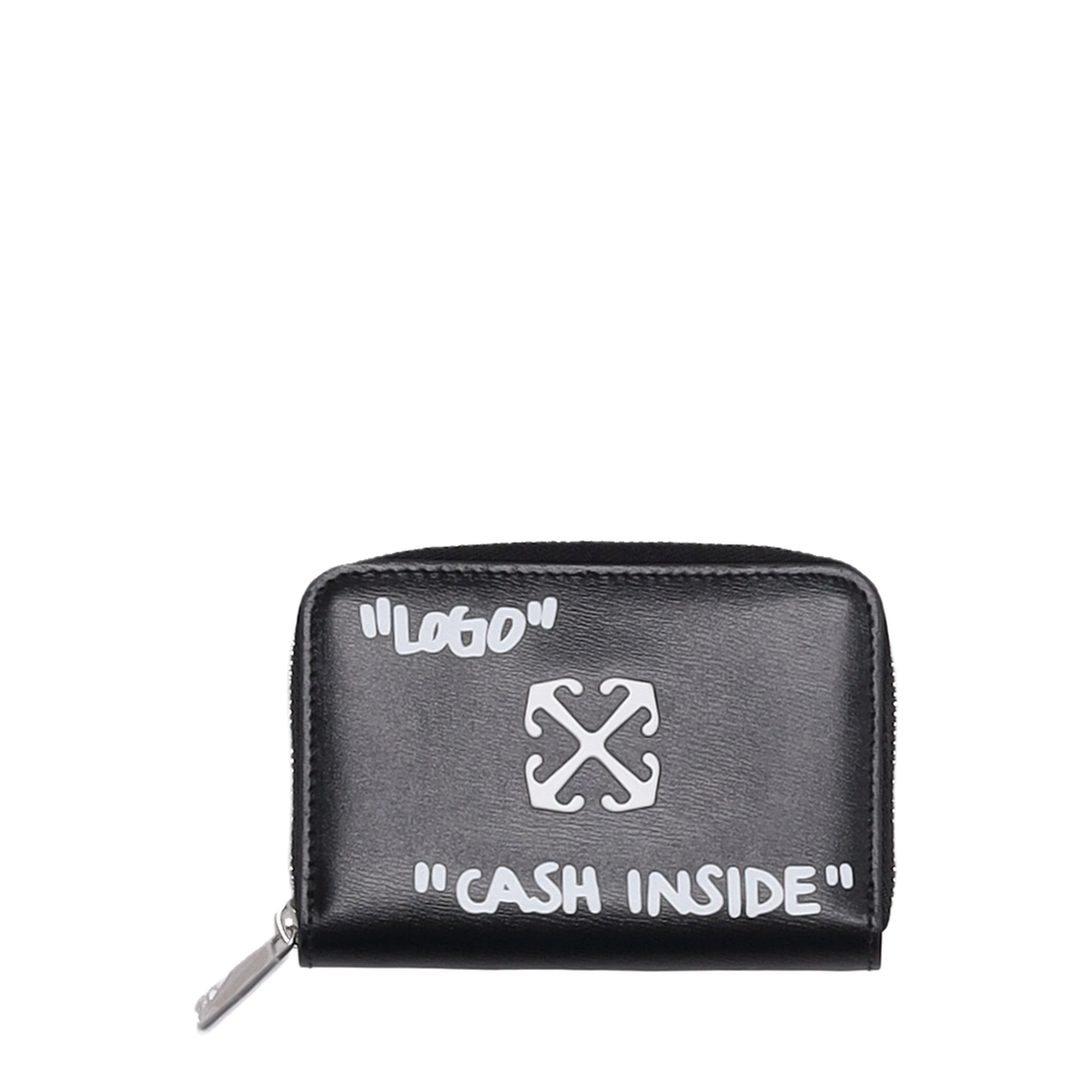 Jitney Coin Purse Quote Black - White