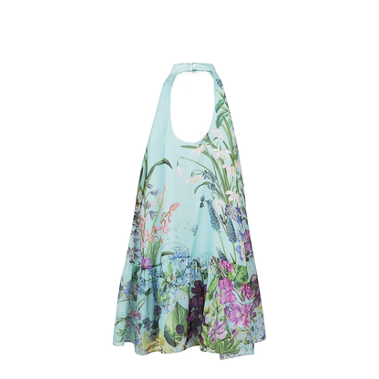Printed Silk Dress