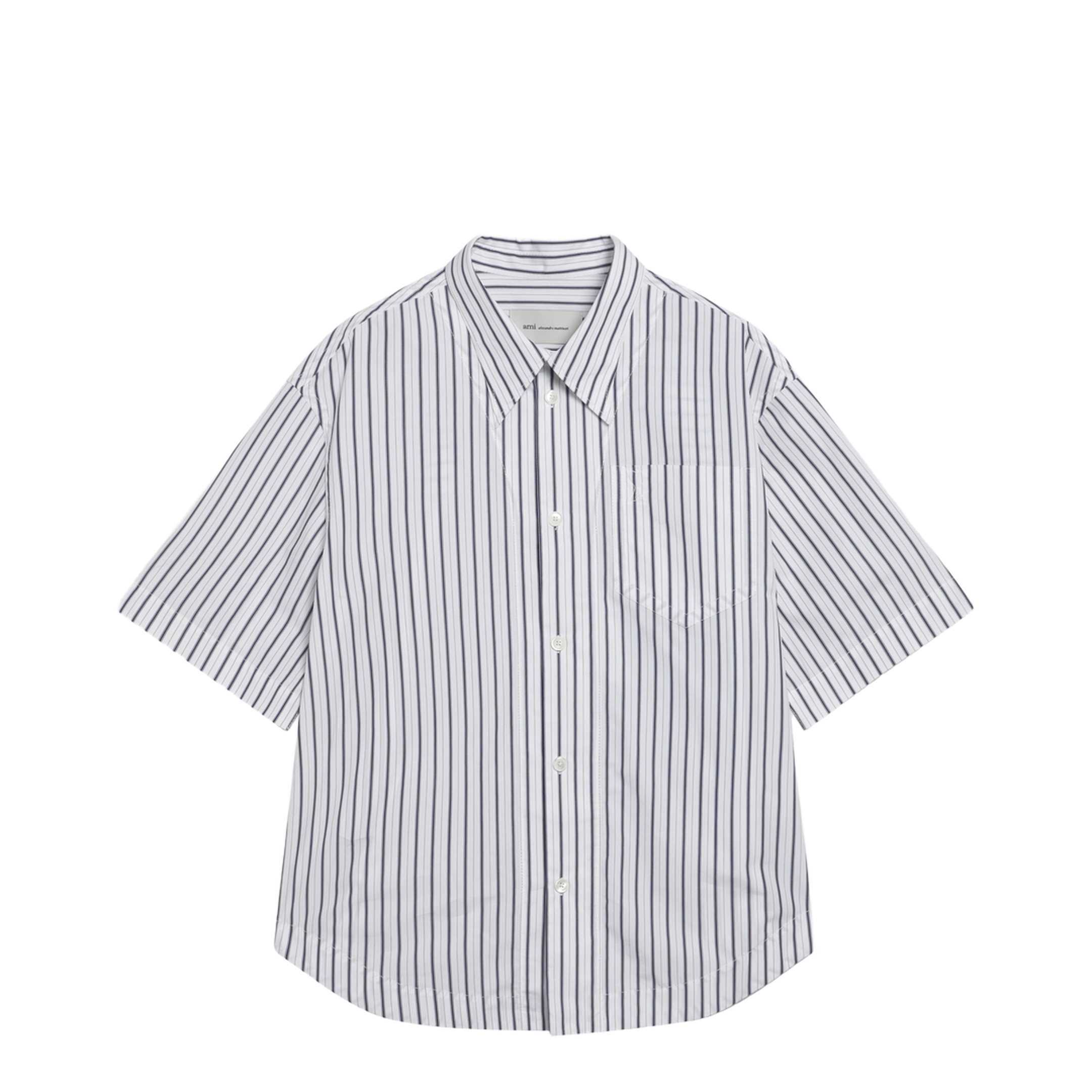 White Striped De Coeur Shirt