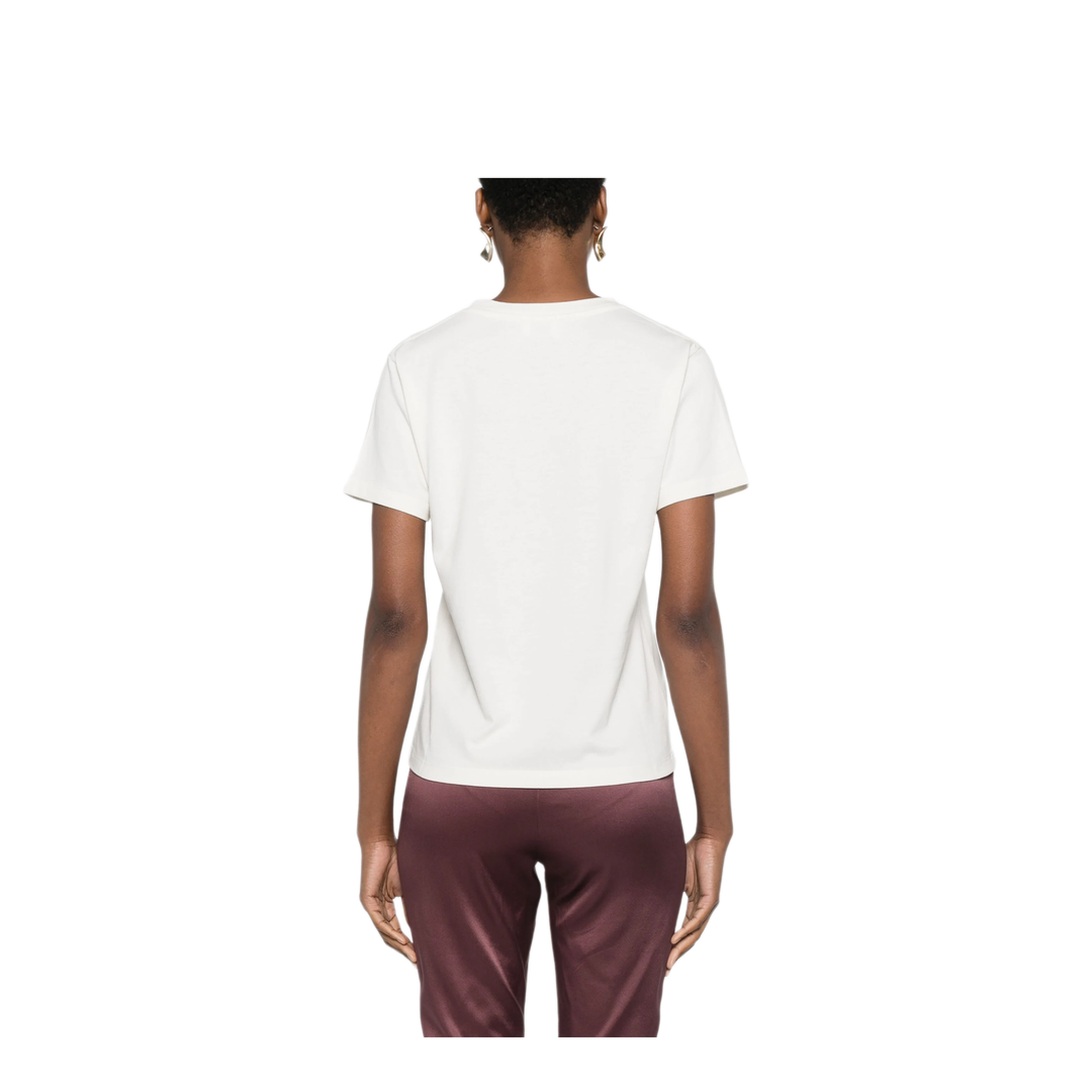 MAYFEYR - Saint Laurent - Classic Logo-Tag T-Shirt - 810277Y37RY9502