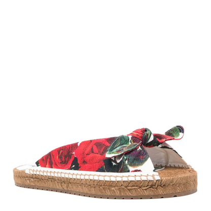 Floral Espadrilles In Multicolor