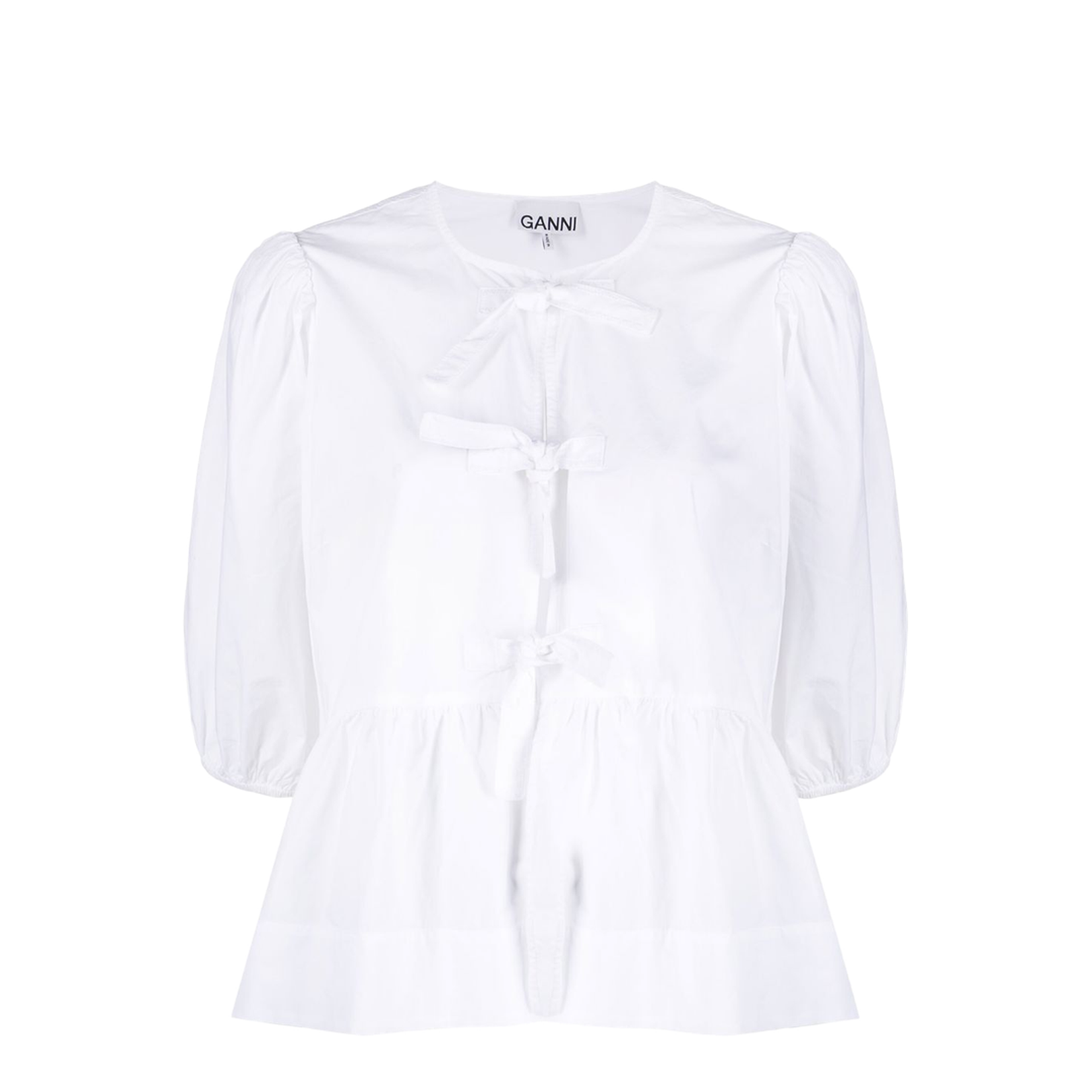 Cotton Peplum Top