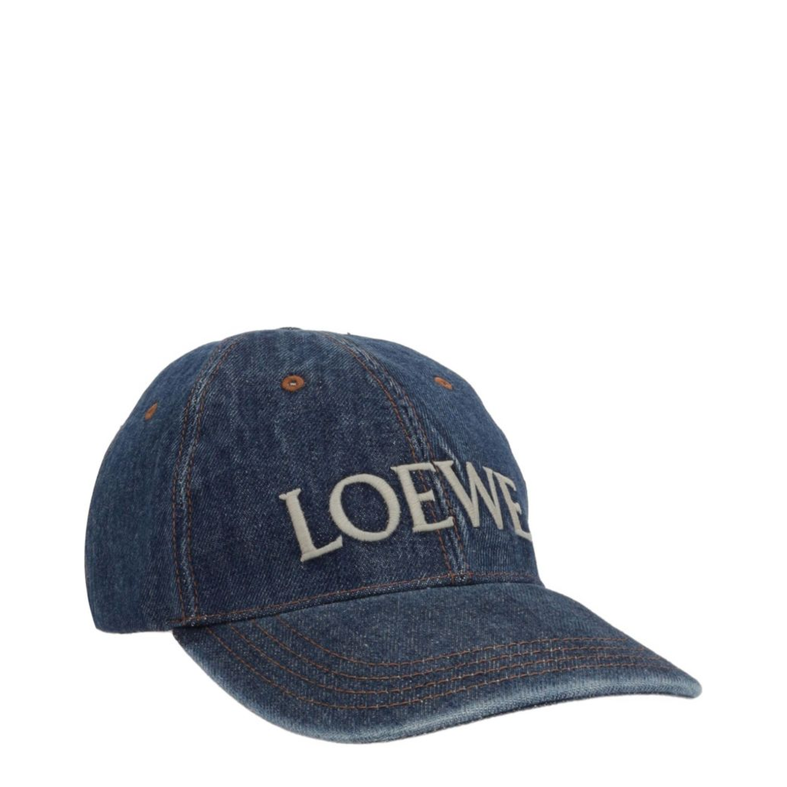 Indigo Blue Pull-On Style Adjustable Strap Curved Peak