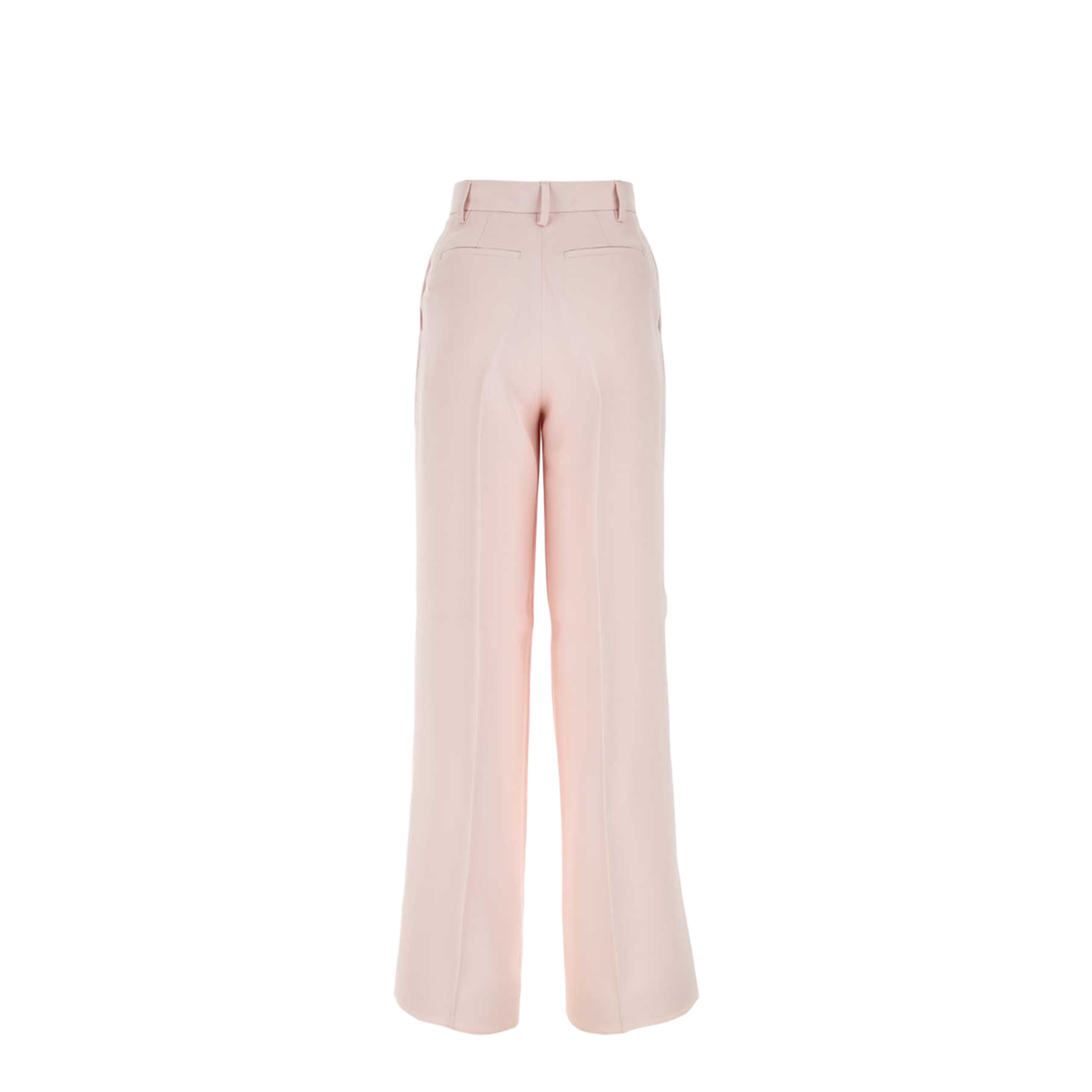 Pink Double Pleated Trousers