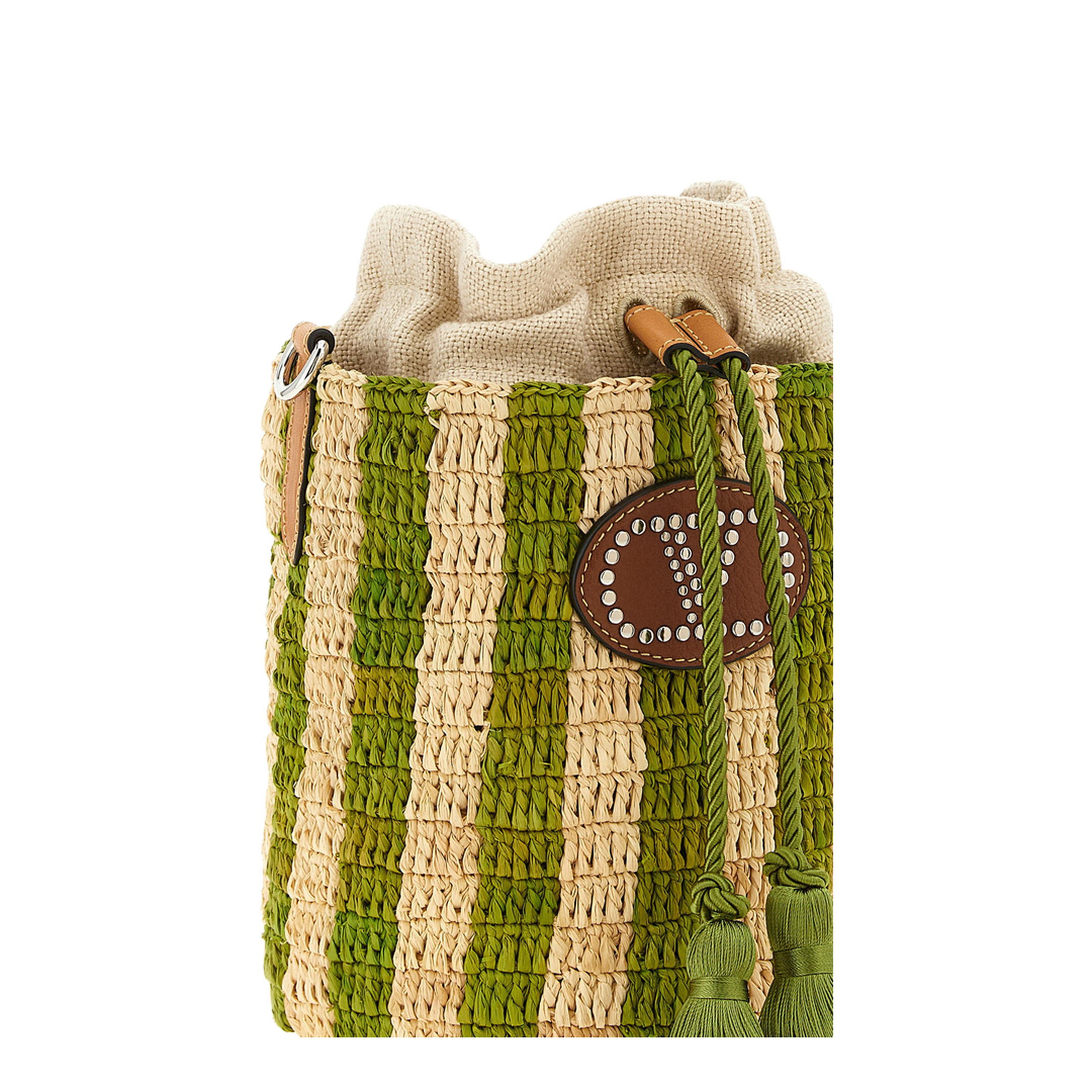 MAYFEYR - Valentino - Raffia Small Bucket Bag - W2B0T03IXUC8J