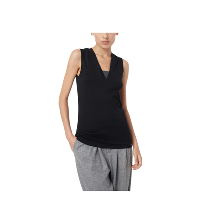 MAYFEYR - Brunello Cucinelli - Stretch Cotton Jersey Tank Top With Precious Faux-Layering - M0TC8EL672
