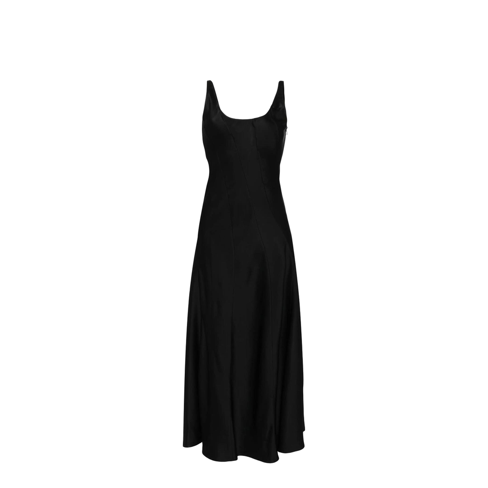 Knee-Length Dress - Black