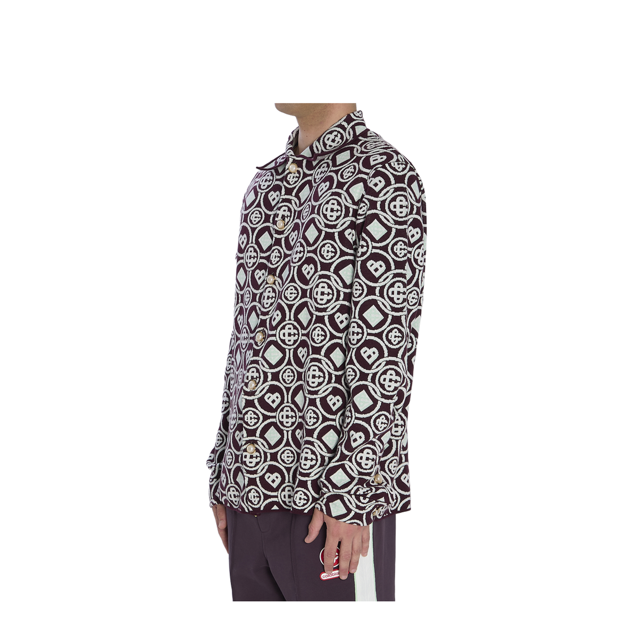 MAYFEYR - Casablanca - Monogram-Patterned Overshirt - AW25KW109301