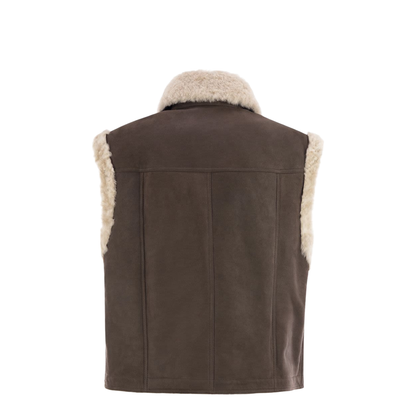 Sleeveless Shearling Outerwear