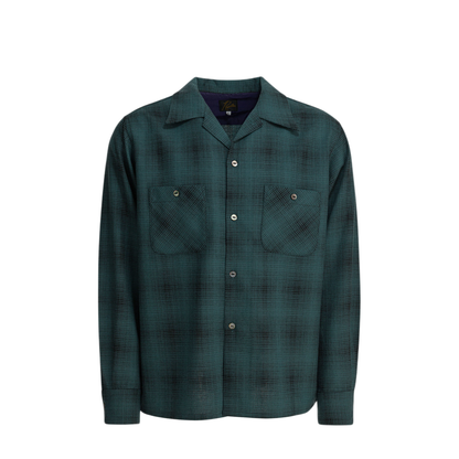 MAYFEYR - Needles - Checked Wool One Up Shirt - RW163ABLUE