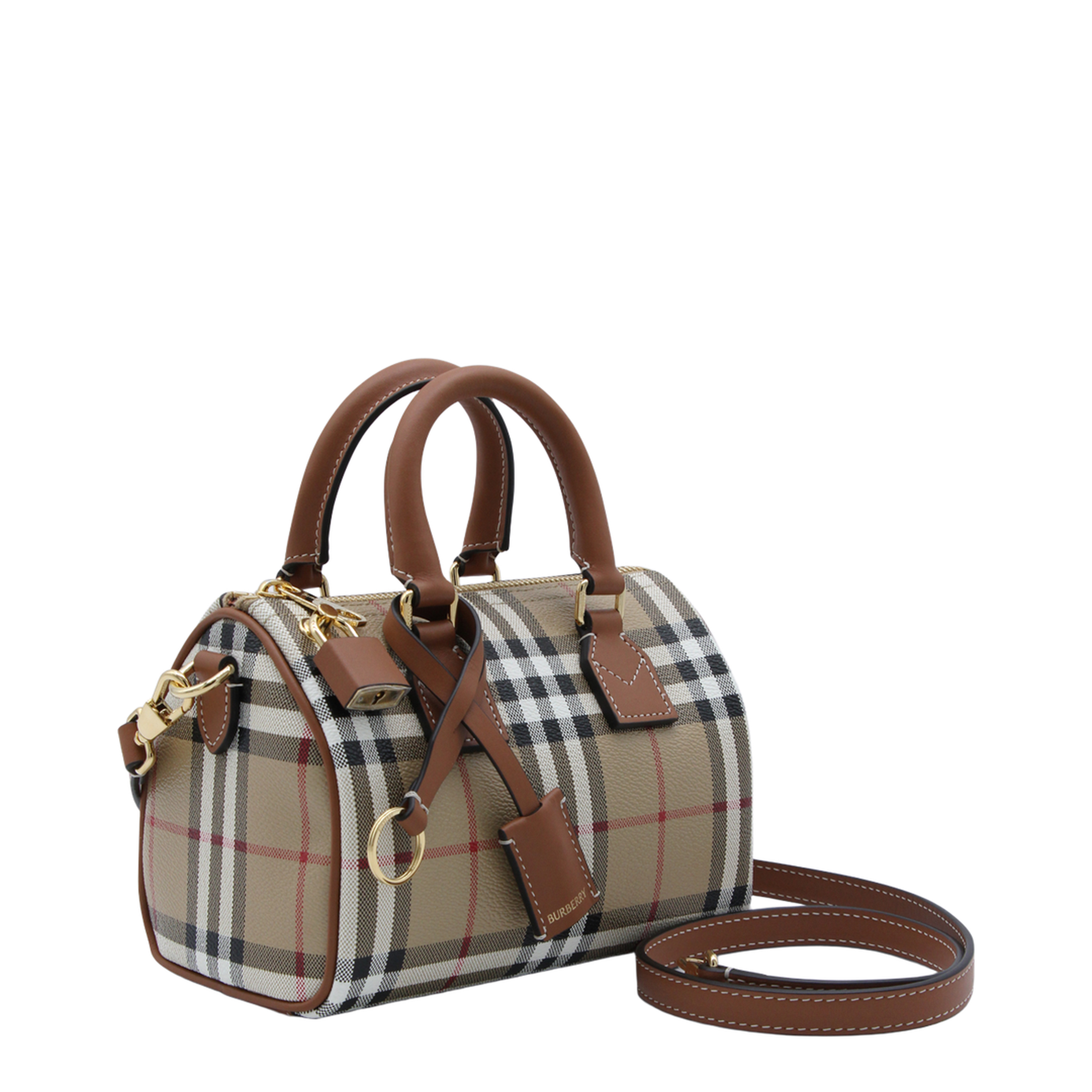 Mini Check Bowling Bag