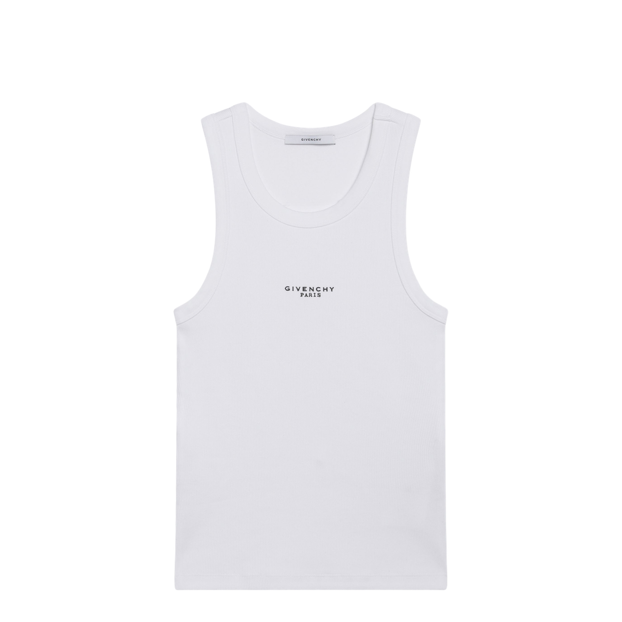 Logo Ribbed Tank Top