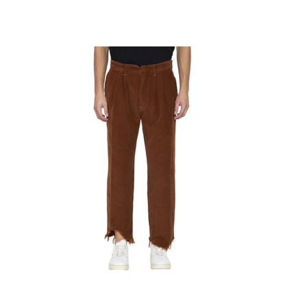 MAYFEYR - Incotex Red X Facetasm - Cognac Velvet Trousers - FTP001FX003641