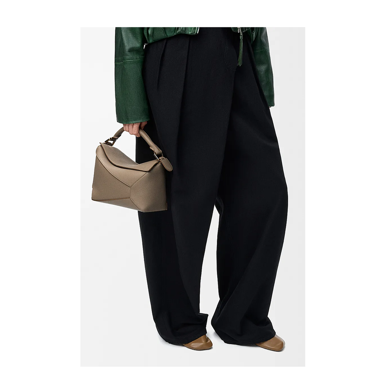 Small Puzzle Edge Bag in Soft Grained Calfskin