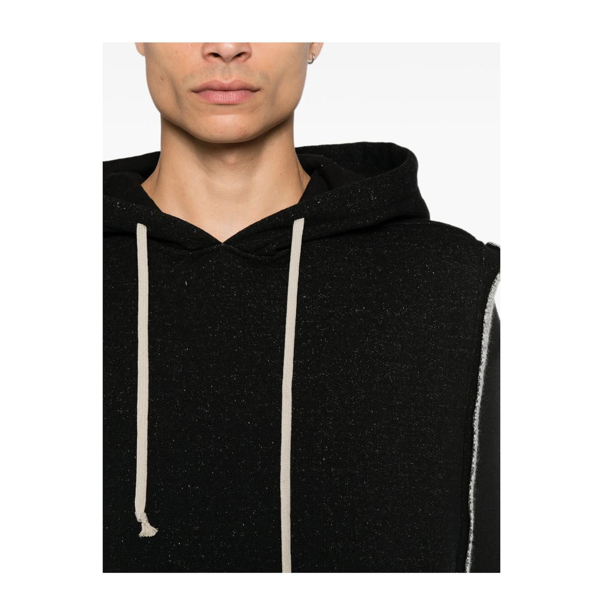 MAYFEYR - Rick Owens - Sweatshirt Vest With Drawstring Hood - RU02F4153WFE09