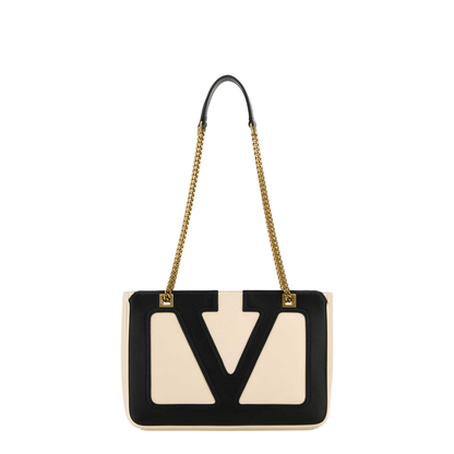 Ivory nappa leather small Viva Superstar shoulder bag
