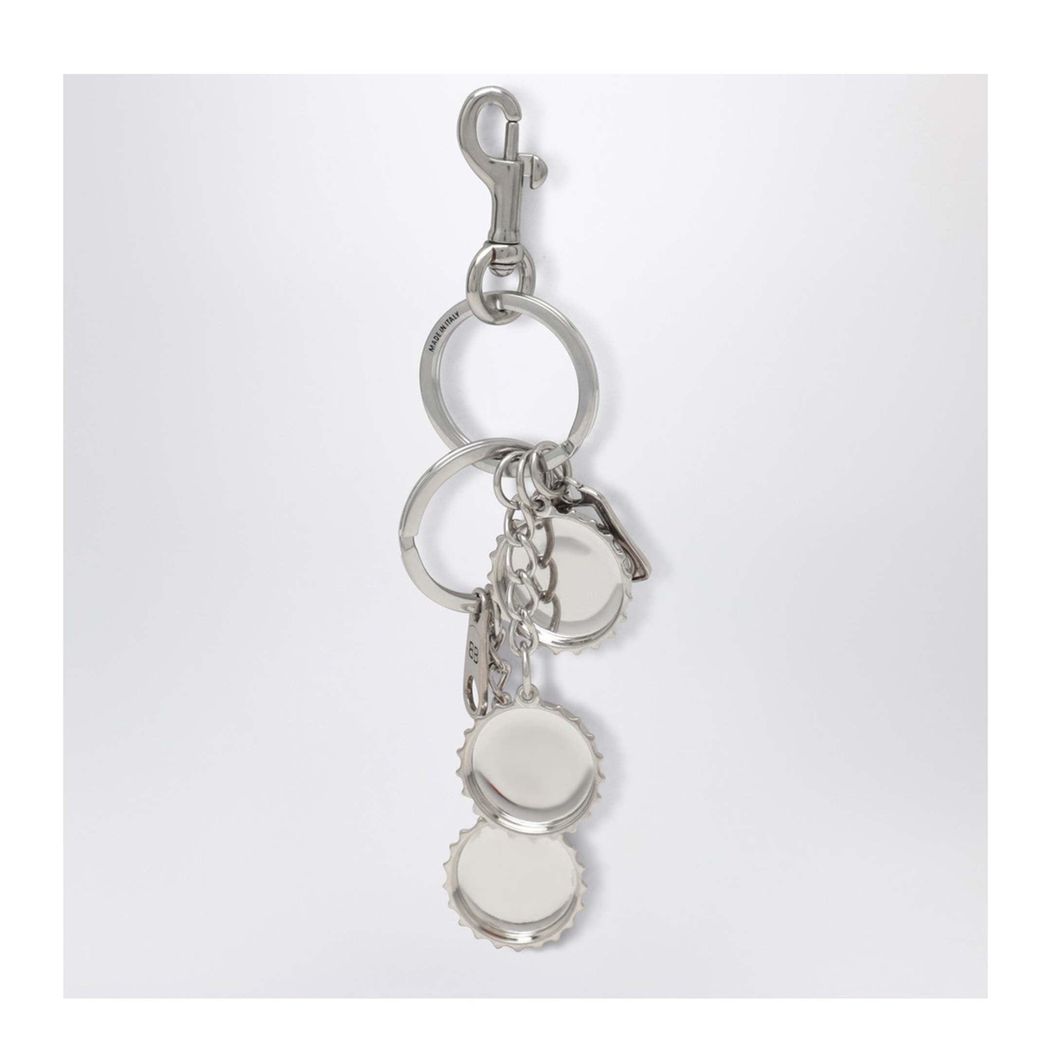 MAYFEYR - Balenciaga - Logo Bottle Cap Keyring Charm - 8562862ACCG8486