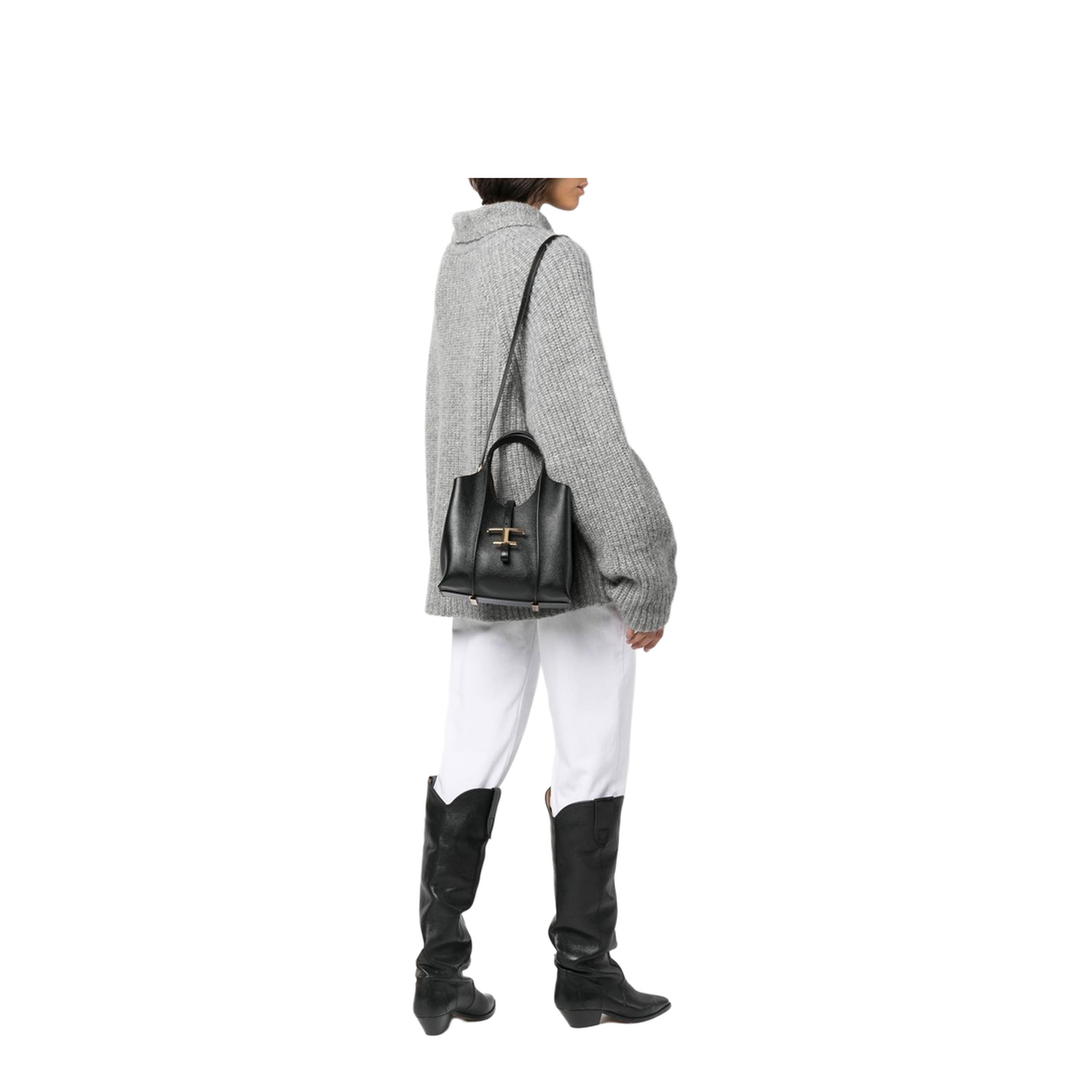 Timeless Shopping Bag in Leather Mini