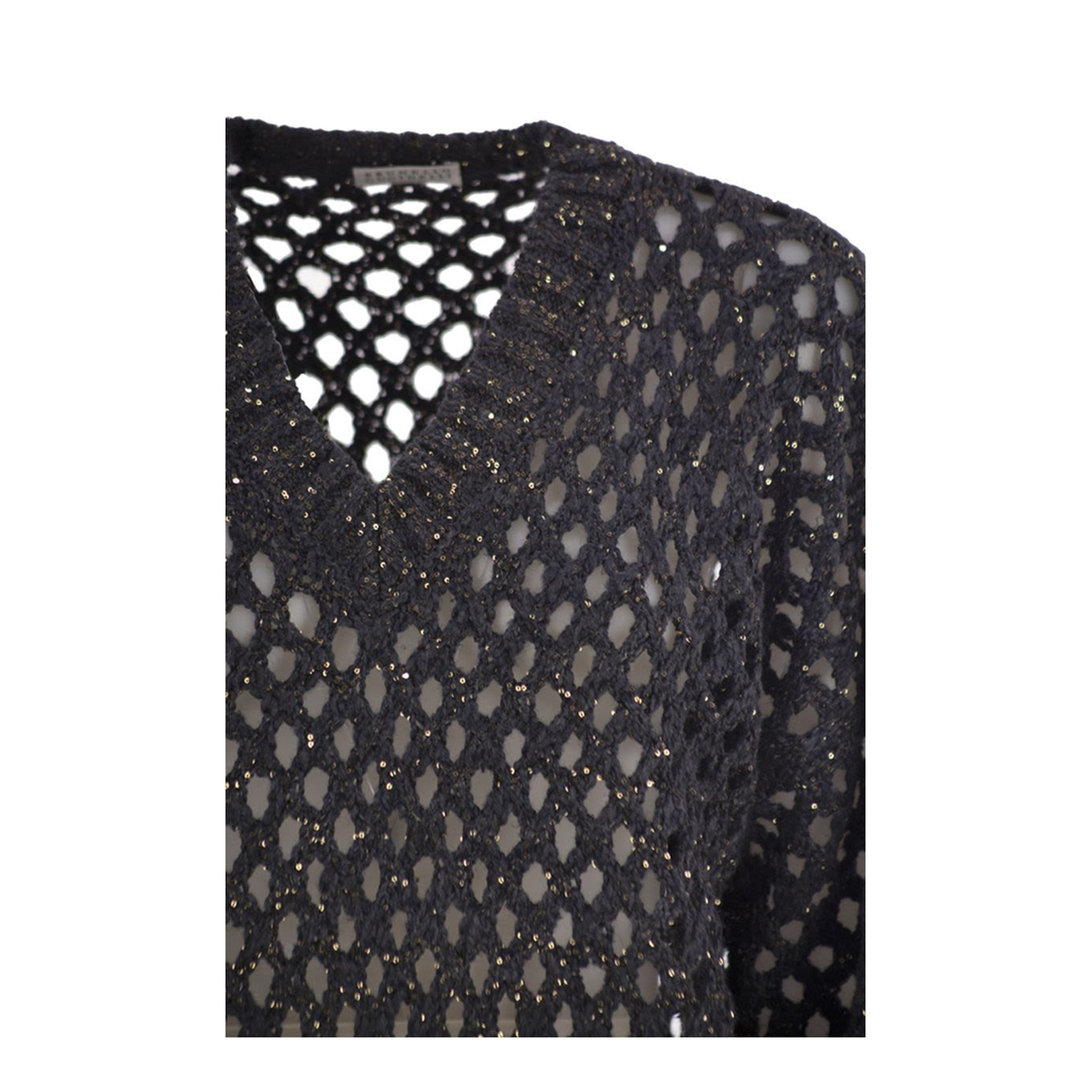 Dazzling Net Silk And Linen Jersey