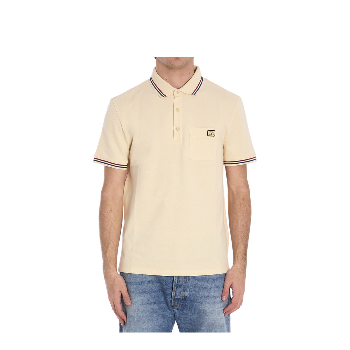 Cotton Polo Shirt with Logo