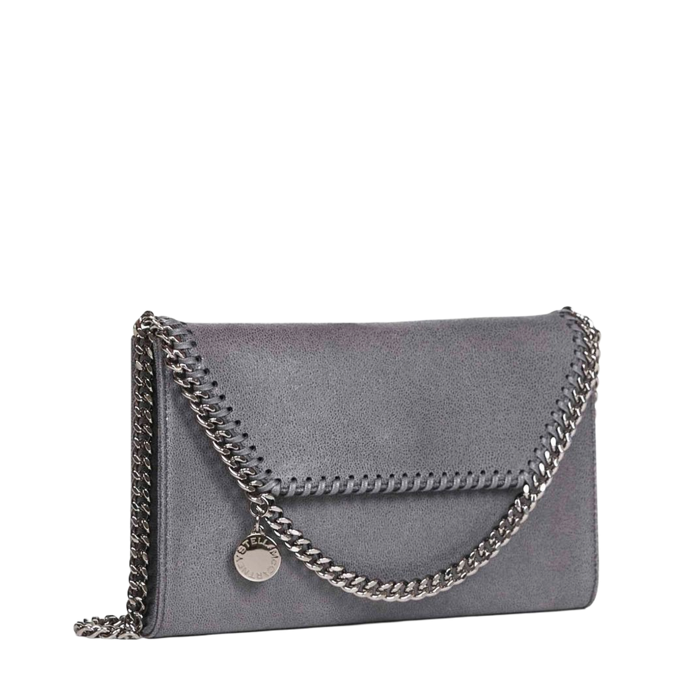 Falabella Crossbody Wallet Bag in Dark Barolo