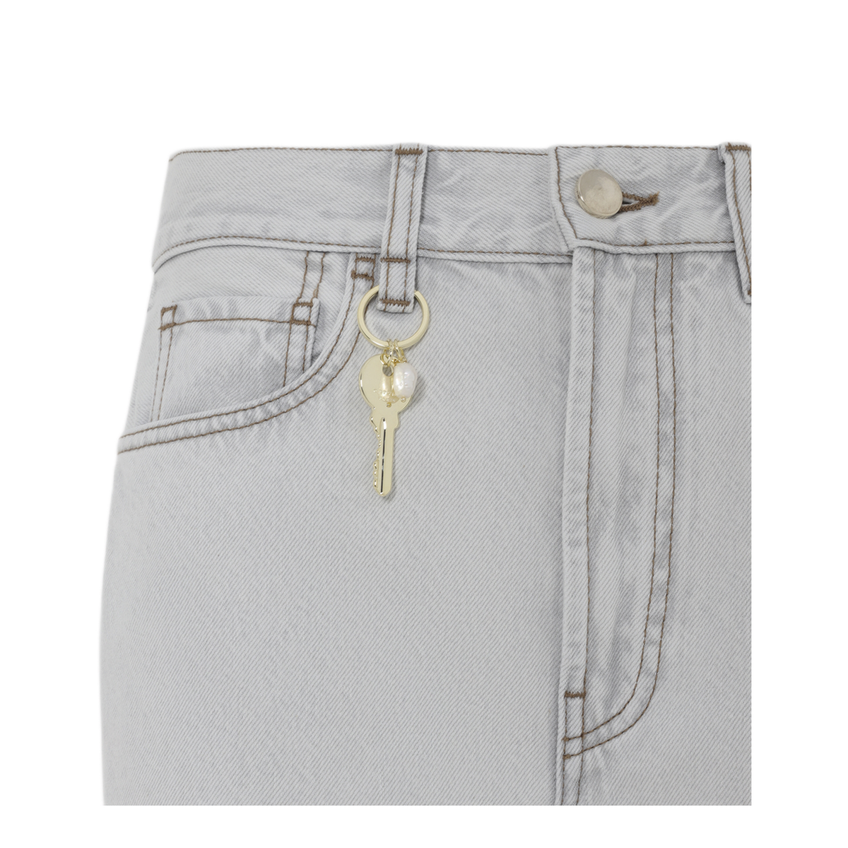 MAYFEYR - CARVEN - Light Grey Wash 5 Pockets Jeans - 6262K21020N904