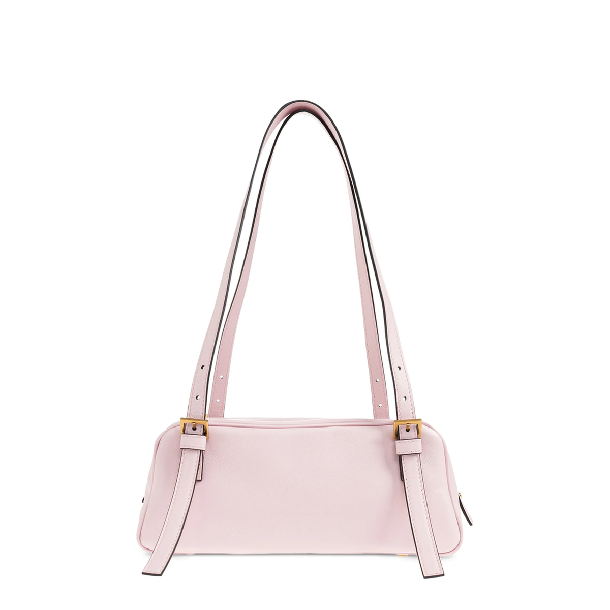 Emblème Nappa Leather Bowling Bag - Pink