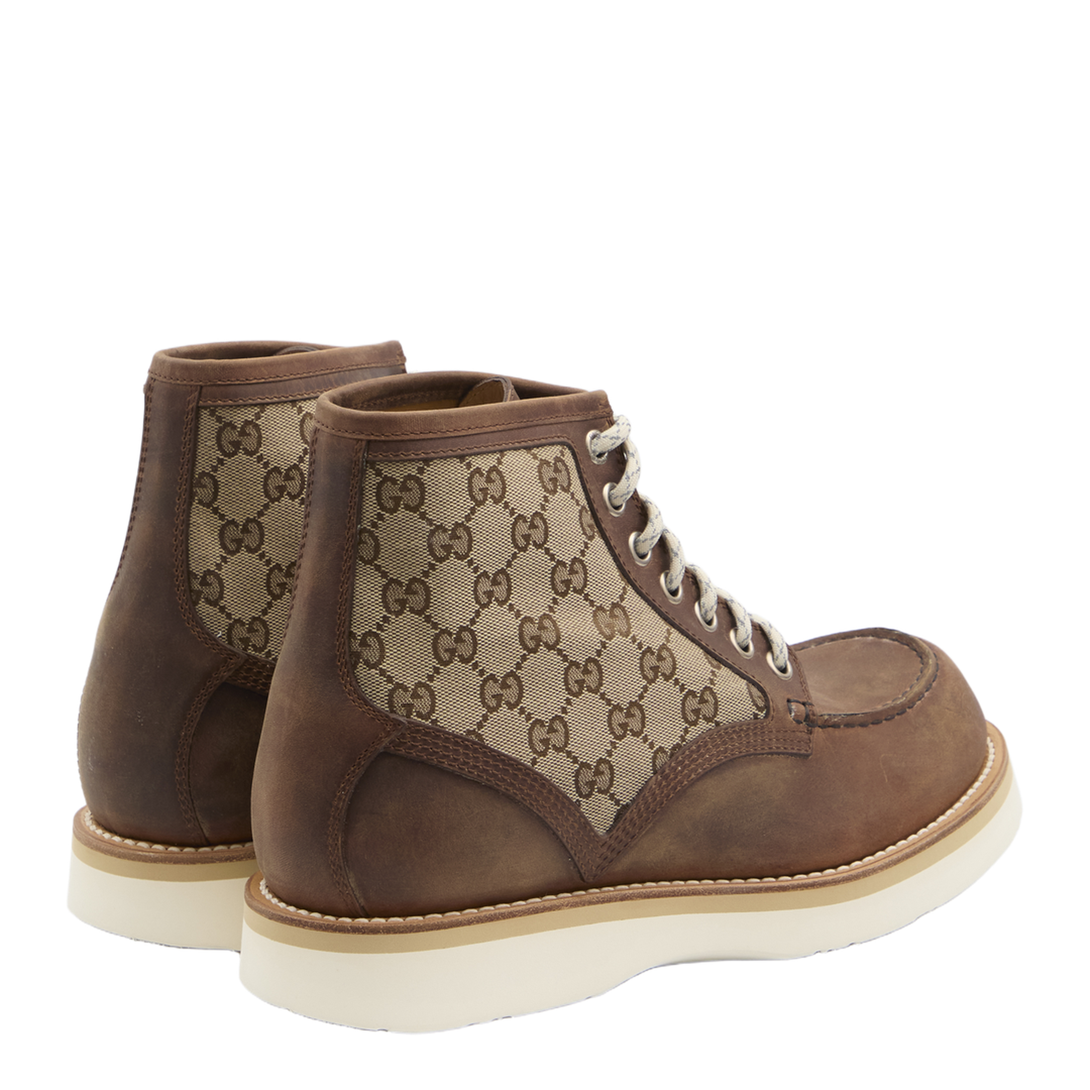 Laced Ankle Boot with Insert