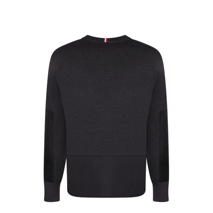 Long Sleeve Sweater in Mixed Fabric