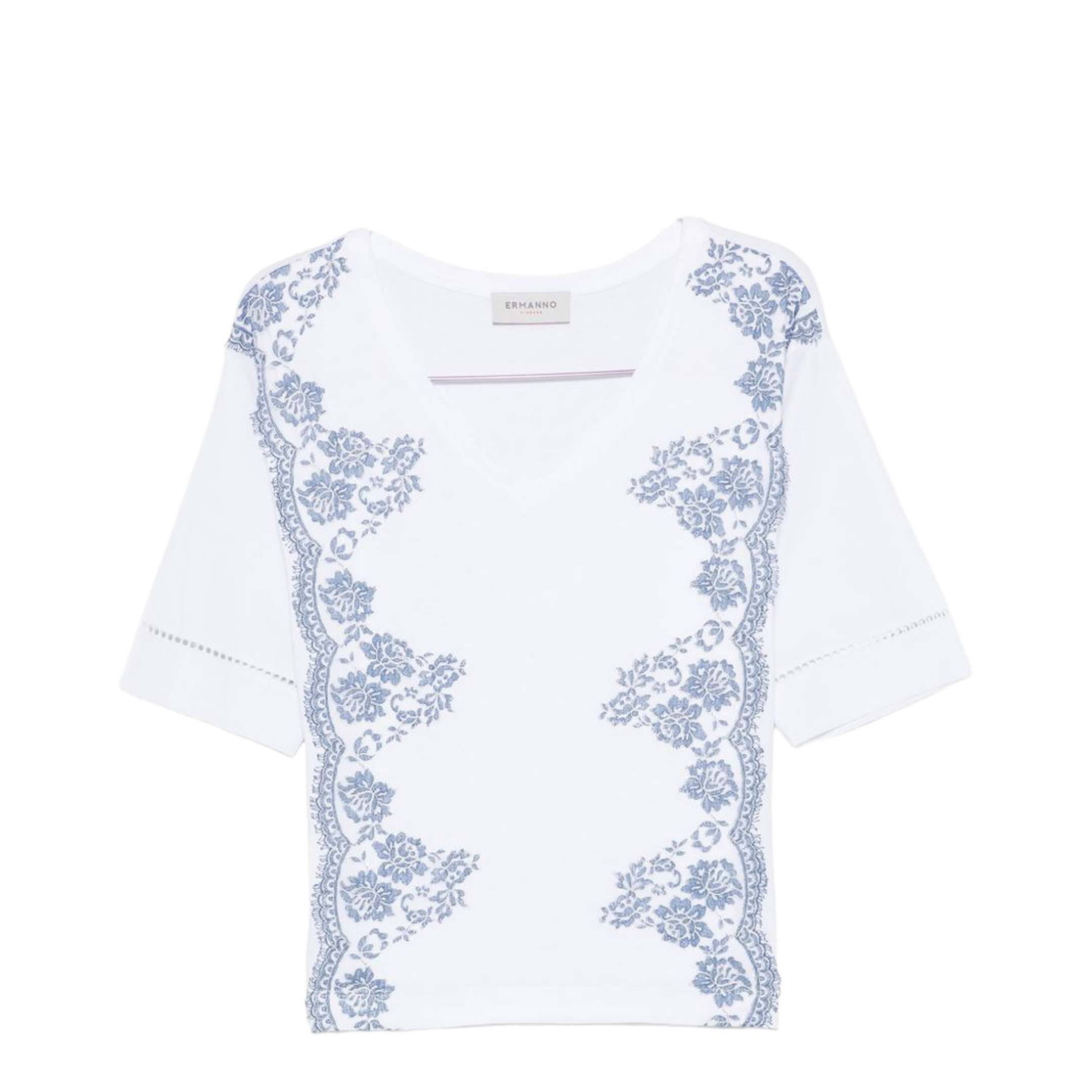 MAYFEYR - Ermanno Firenze - T-Shirts And Polos White - D48EL032EE4MFA39