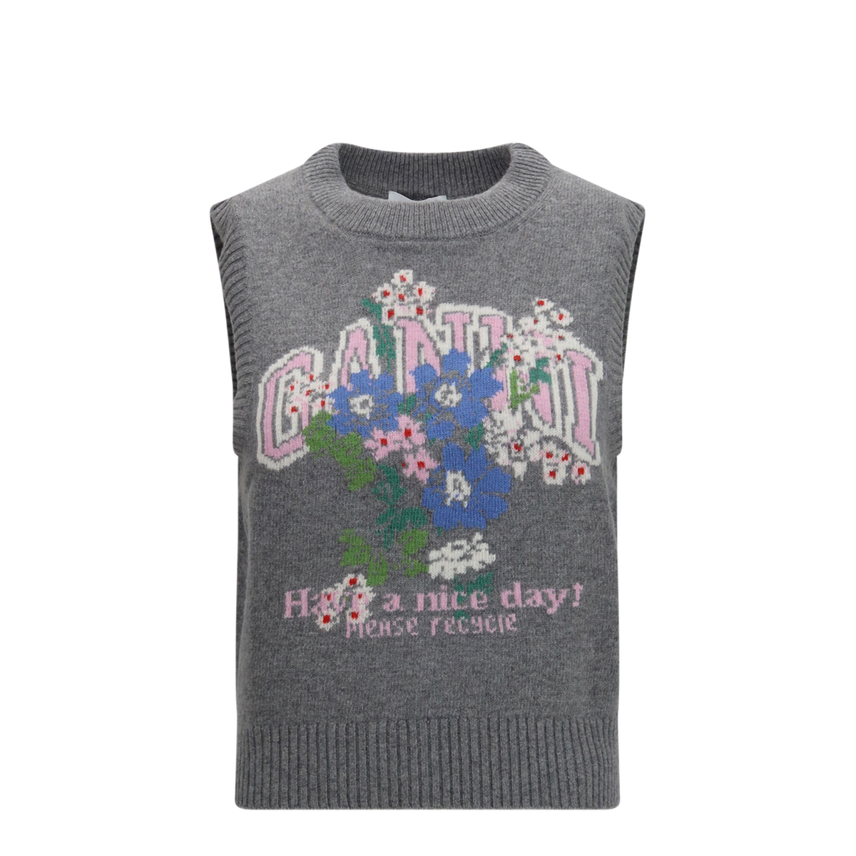 MAYFEYR - Ganni - Wool Floral Vest - A1180017920