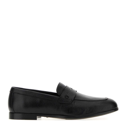 MAYFEYR - Ferragamo - Black Leather Tiberio Loafers - 02A723791719NERO