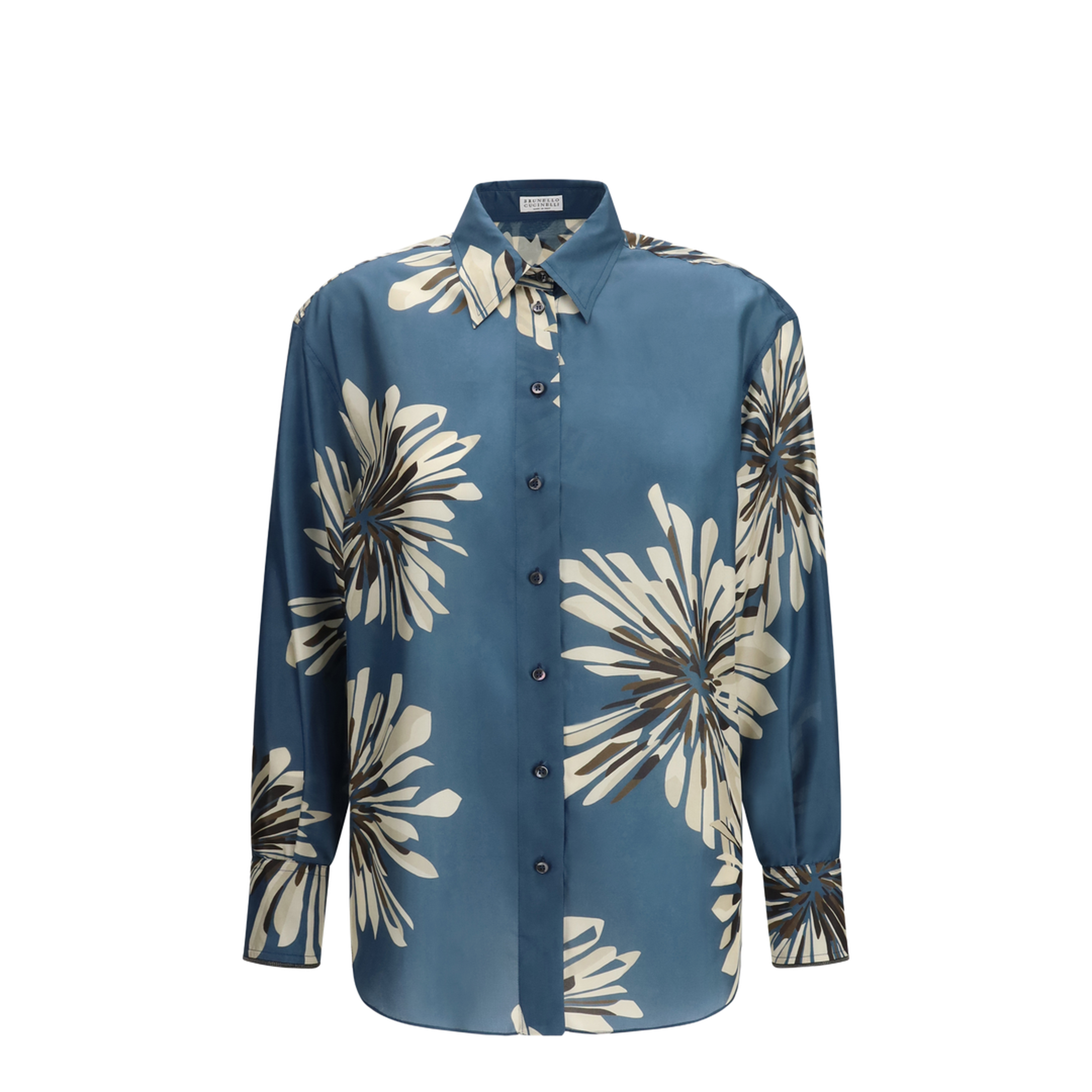 MAYFEYR - Brunello Cucinelli - Floral Silk Shirt - MQ967RH206