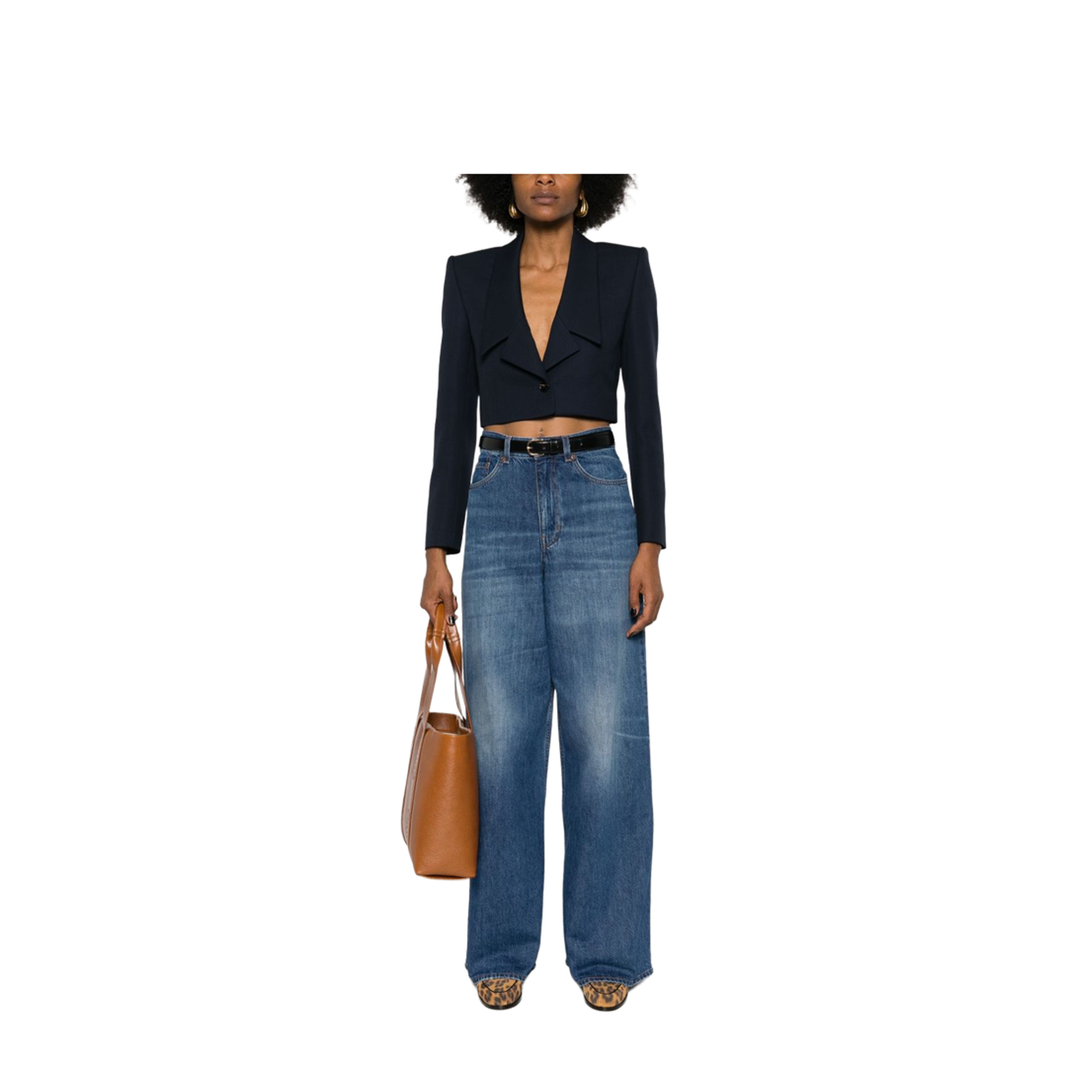 Straight Leg Jeans - Organic Cotton Wide Leg Denim Jeans