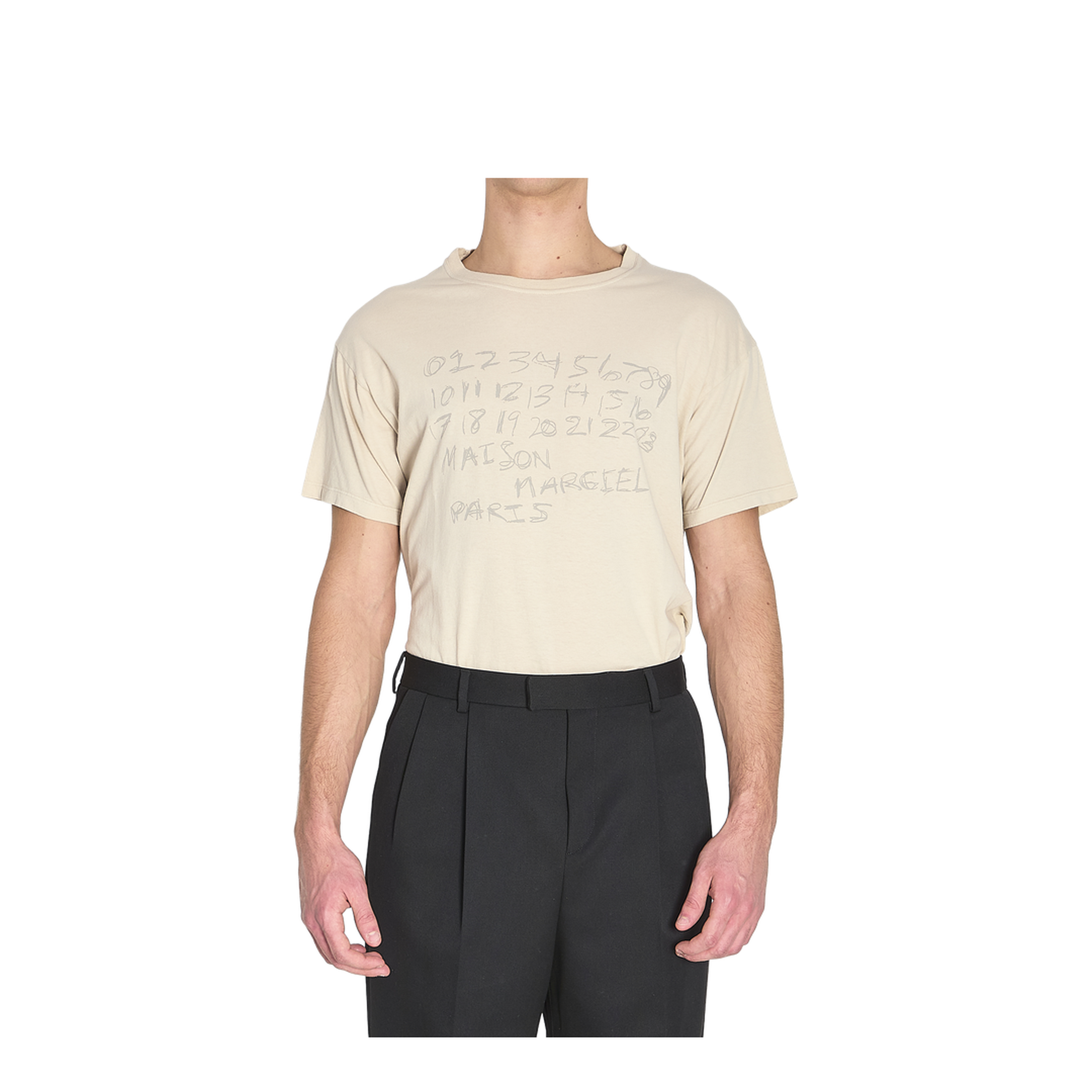 Numeric Sand-Coloured Cotton T-Shirt