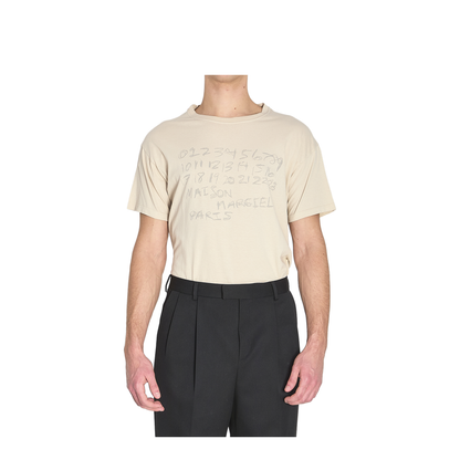 Numeric Sand-Coloured Cotton T-Shirt